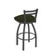 Holland Bar Stool Co 30" Low Back Swivel Bar Stool, Pewter Finish, Canter Pine Seat 41130PW010 - alternate 4
